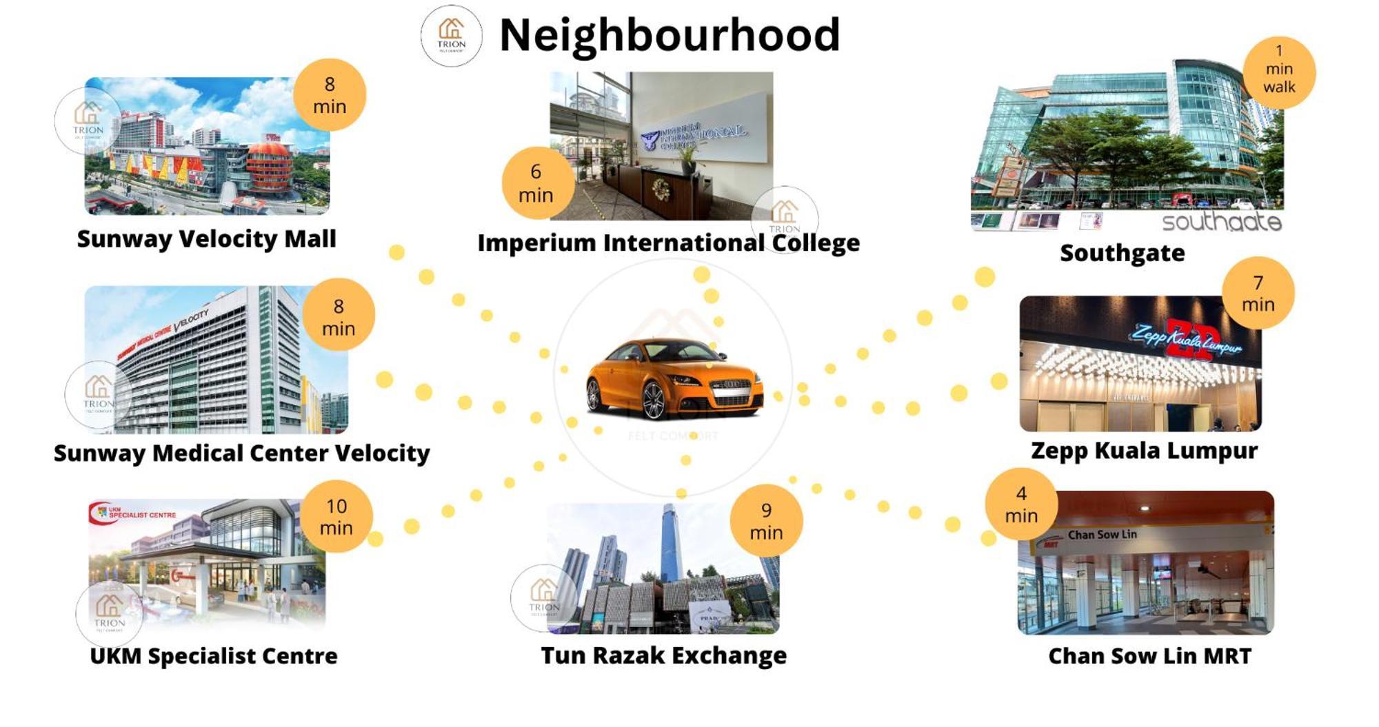 Trion Near Sunway Velocity Klcc Trx Bukit Bintang Apartment *